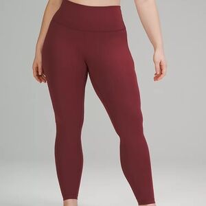 lululemon athletica Wunder Under High-Rise Tight 28" luxtreme® in Mulled Wine